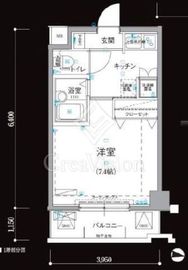 リヴシティ新宿弐番館 1階 間取り図