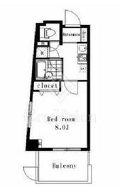 シンシア都庁前 1階 間取り図