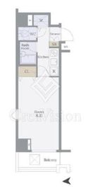 ヴェルト東新宿 4階 間取り図