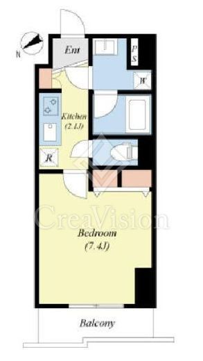 スカイコートグランデ清澄白河 3階 間取り図