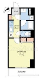 スカイコートグランデ清澄白河 3階 間取り図