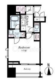 コンシェリア門前仲町CROSSIA 10階 間取り図