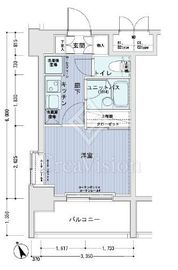 メインステージ南麻布4 7階 間取り図