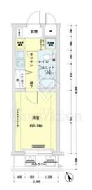 メインステージ大井町 2階 間取り図