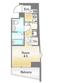 グランデュオ恵比寿4 3F1 間取り図