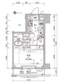 アルテシモアベニ 6階 間取り図
