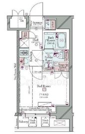 コンシェリア横濱関内 10階 間取り図