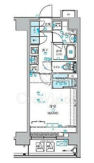 ベルシード横濱大通り公園 10階 間取り図