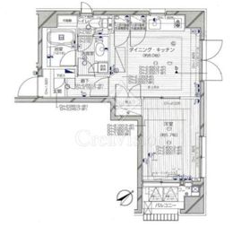デュオ・スカーラ横濱山下町 7階 間取り図