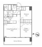 THE YOKOHAMA FRONT TOWER (ザ・ヨコハマフロントタワー) 25階 間取り図