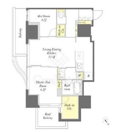 プライムメゾン入谷 304 間取り図