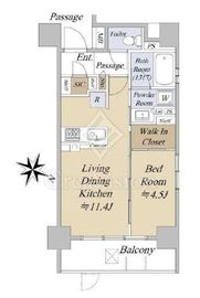 アクシルコート日本橋本町 11階 間取り図
