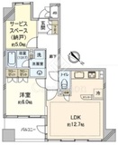 ヴィルヌーブ小石川播磨坂 4階 間取り図