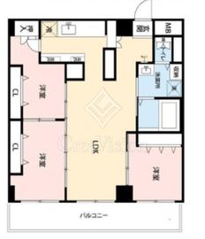 イトーピア六義園マンション 8階 間取り図
