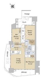 シティハウス南大塚テラス 7階 間取り図