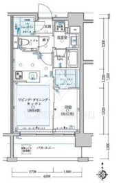 クリオラベルヴィ三ノ輪 4階 間取り図
