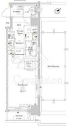 アクサス武蔵小山アジールコート 5階 間取り図