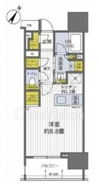 イニシア新宿早稲田 11階 間取り図