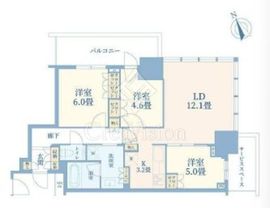 プラウドタワー小岩フロント 20階 間取り図
