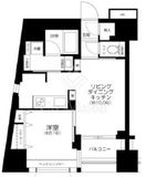ベルジェンド文京千駄木ノーブル 4階 間取り図