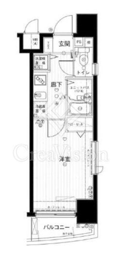 メインステージ麻布十番 9階 間取り図