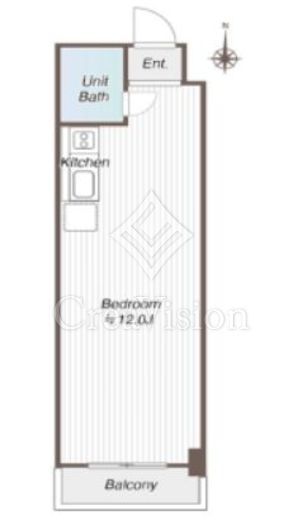 ライオンズマンション赤坂第3 2階 間取り図