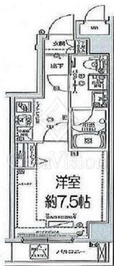 パティーナ住吉デュオ 1階 間取り図