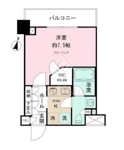 JP noie 亀戸 (ジェーピーノイエ亀戸) 3階 間取り図