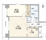 フリーディオ芝公園アネックス 4階 間取り図