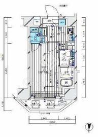 メインステージ三ノ輪イースト 6階 間取り図