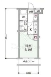 スカイコート戸越 1階 間取り図