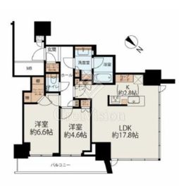 ミッドタワーグランド 7階 間取り図