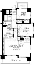藤和シティホームズ島津山西 5階 間取り図