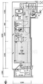 ガリシア錦糸町ステーションフロント 11階 間取り図