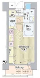 プライムアーバン東中野コート (PRIME URBAN 東中野 COURT) 705 間取り図