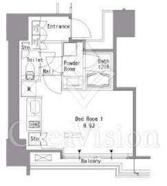 ホワイトタワー浜松町 201 間取り図