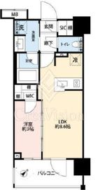 リビオレゾン勝どきnex 7階 間取り図