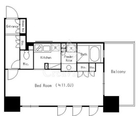 シェフルール鶴見中央 3階 間取り図