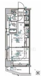 ジーベック長原 3階 間取り図