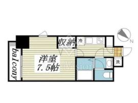 メゾン・ド・ヴィレ日本橋浜町 4階 間取り図
