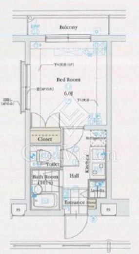 グラントゥルース目黒花房山 4階 間取り図