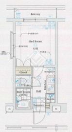 グラントゥルース目黒花房山 4階 間取り図