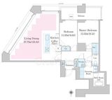 中野ステーションレジデンス 1206 間取り図