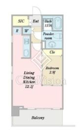プレミアステージ湯島 706 間取り図