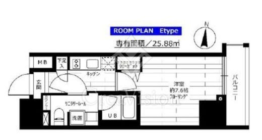 ステージグランデ文京白山 4階 間取り図