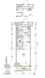 スカイコートグレース新宿中落合 4階 間取り図