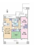 ライオンズマンションセントワーフ横濱 11階 間取り図