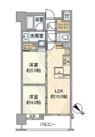 グローベルザ・ソニア横浜 10階 間取り図