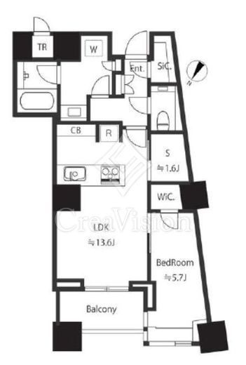 三田ガーデンヒルズ WEST HILL 2階 間取り図