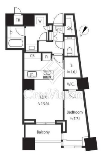 三田ガーデンヒルズ WEST HILL 3階 間取り図